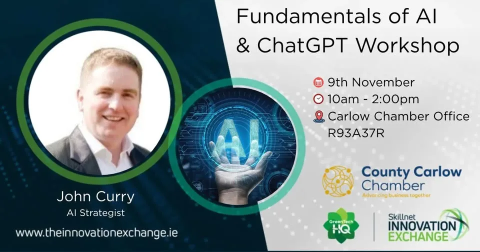 Fundamentals of AI & ChatGPT Workshop flyer