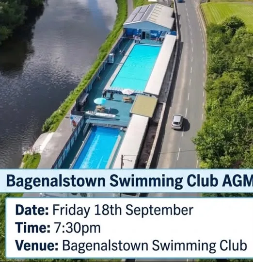 Bagenalstown Swimming Club AGM flyer