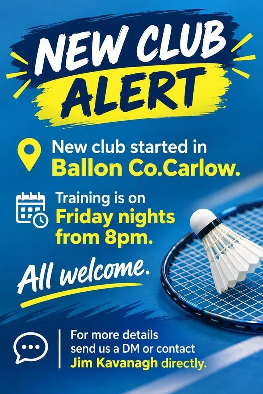 Badminton flyer