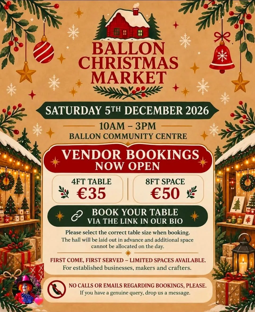 Ballon Christmas Market flyer