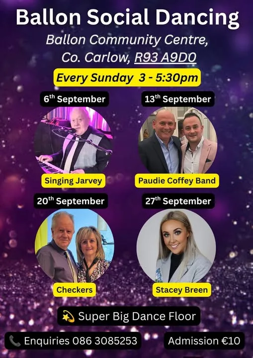 Ballon Social Dancing with Stacey Breen flyer