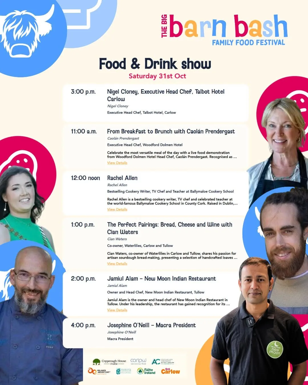 Big Barn Bash Food & Drink Show: Josephine O’Neill, Macra President flyer