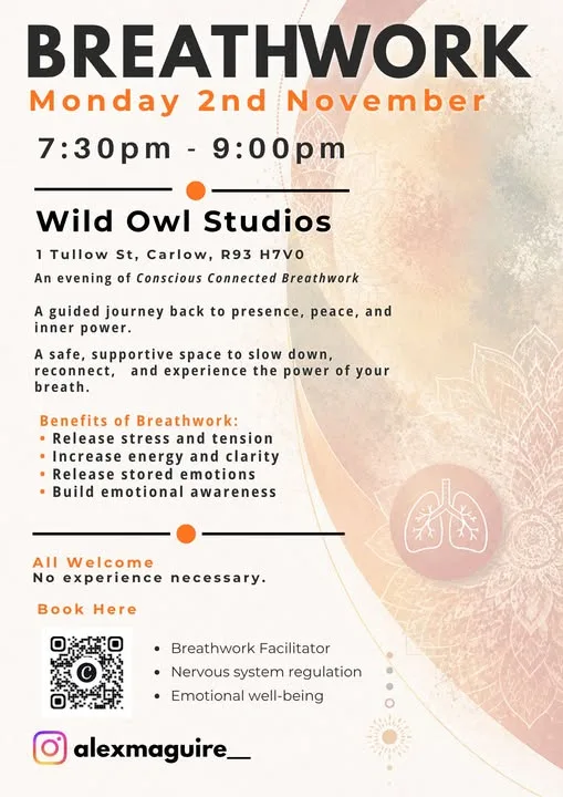 Breathwork — An Evening of Conscious Connected Breathwork flyer