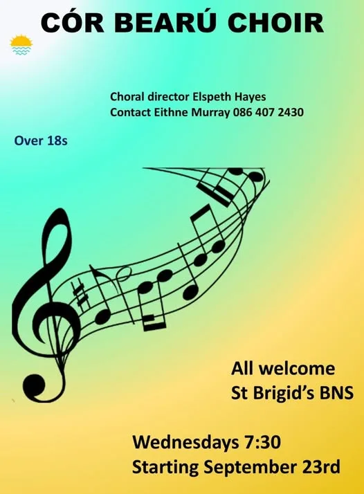 Cór Bearú Choir — New Season Begins flyer