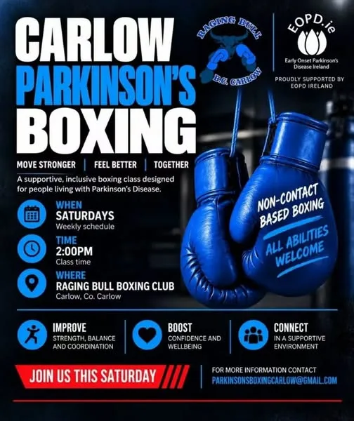 Carlow Parkinson's Boxing flyer