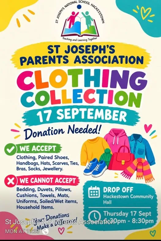 Clothing Collection flyer