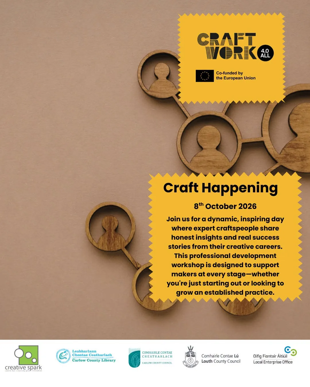 Craft Happening — Carlow Meets Louth Designer Makers flyer