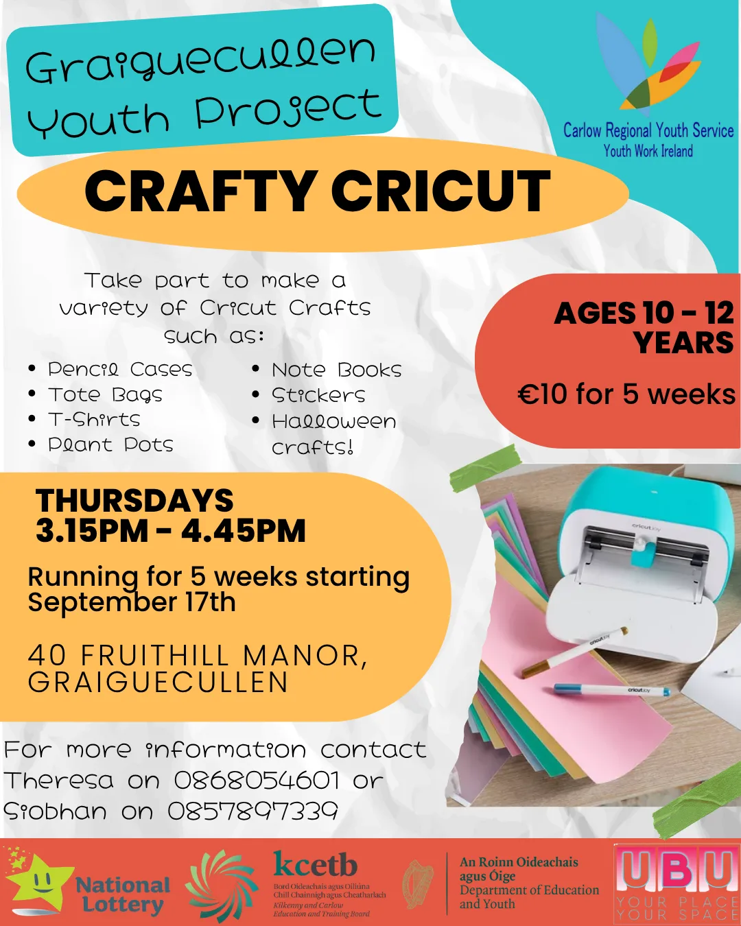 Cricut Crafts flyer