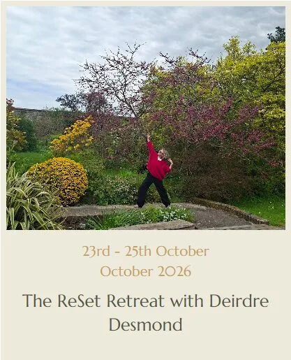 The ReSet Retreat with Deirdre Desmond flyer