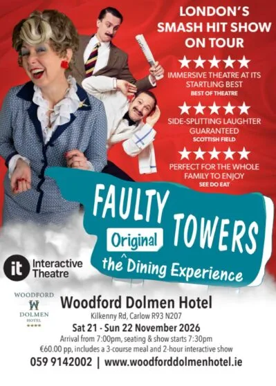 Faulty Towers Dining Experience flyer