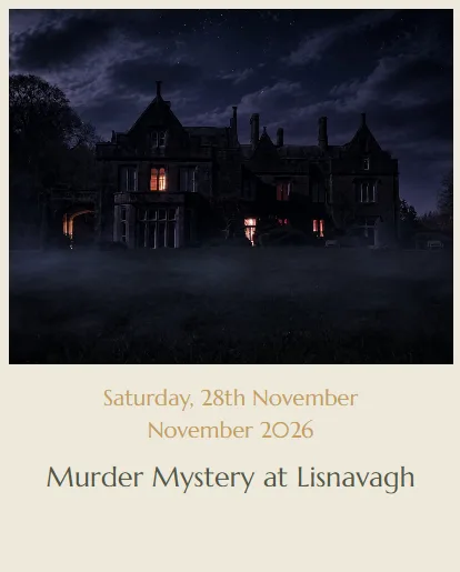 Murder Mystery at Lisnavagh flyer