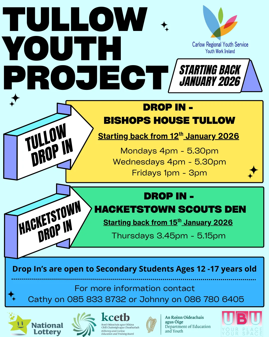 Drop In flyer