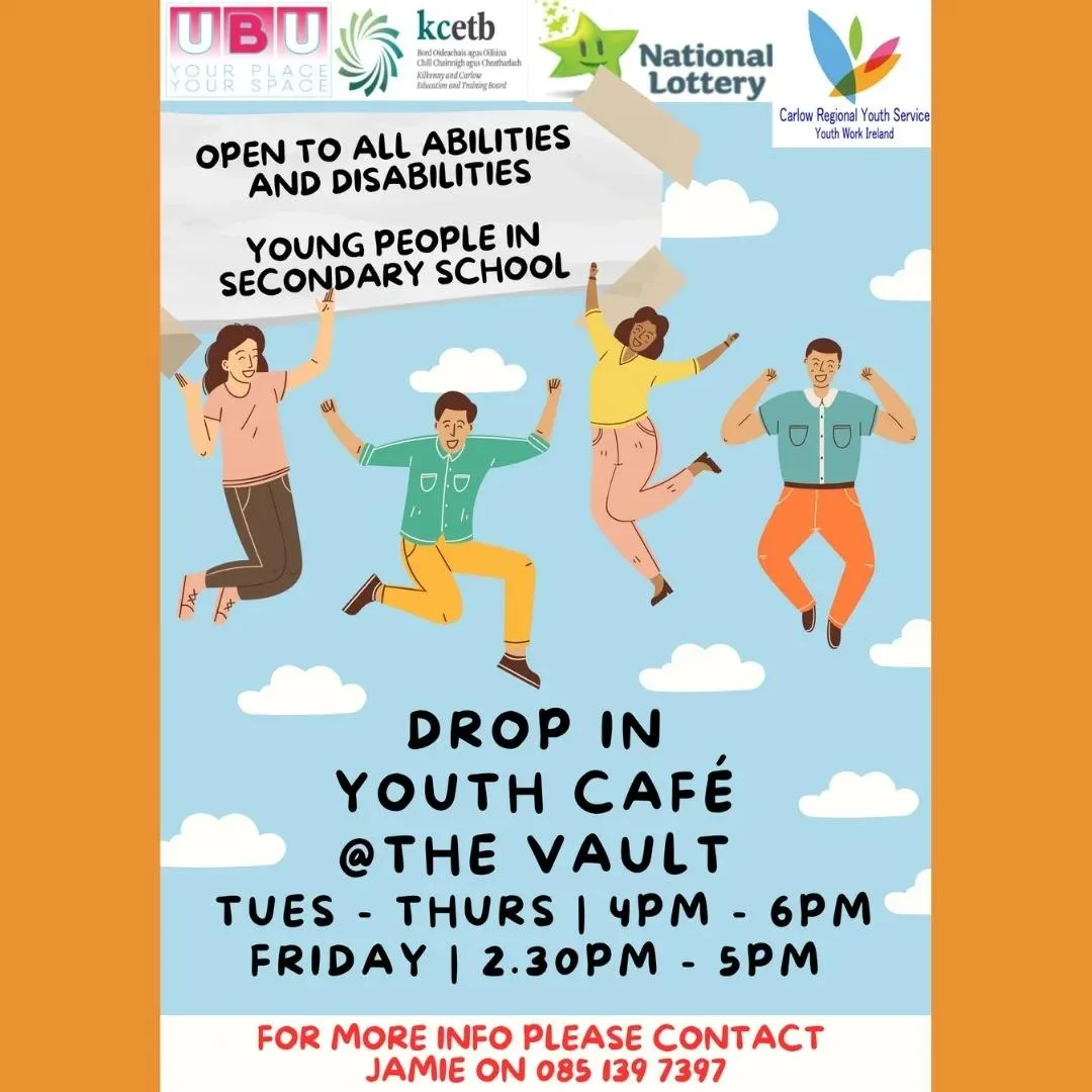 Drop In Youth Cafe flyer
