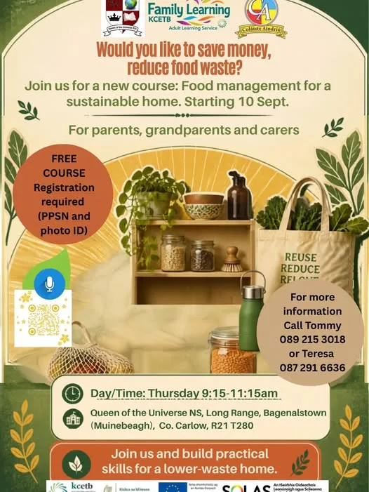 Food Management for a Sustainable Home flyer