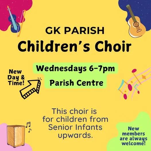 GK Parish Children's Choir flyer