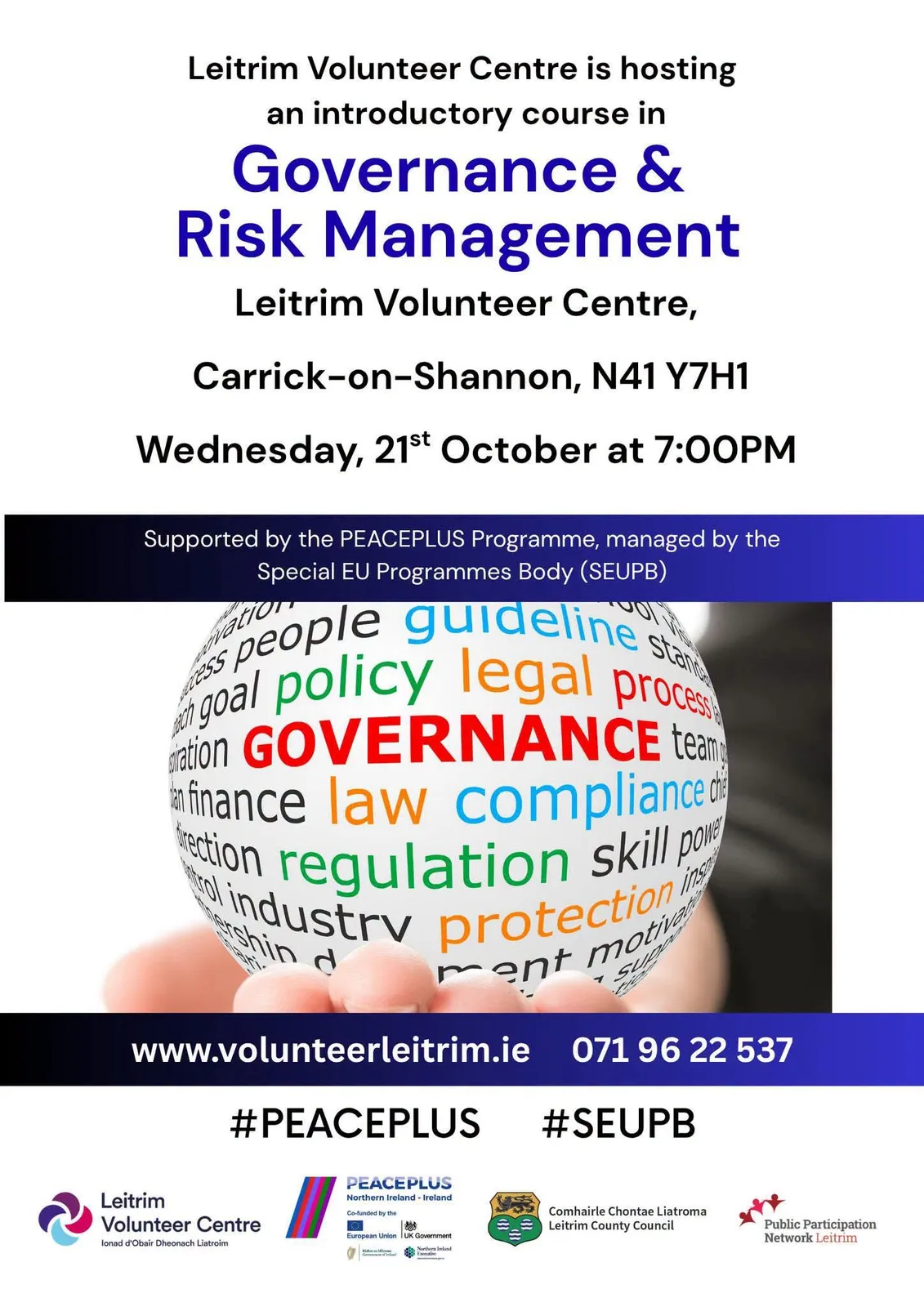 Governance & Risk Management (Introductory Course) — Carrick-on-Shannon flyer