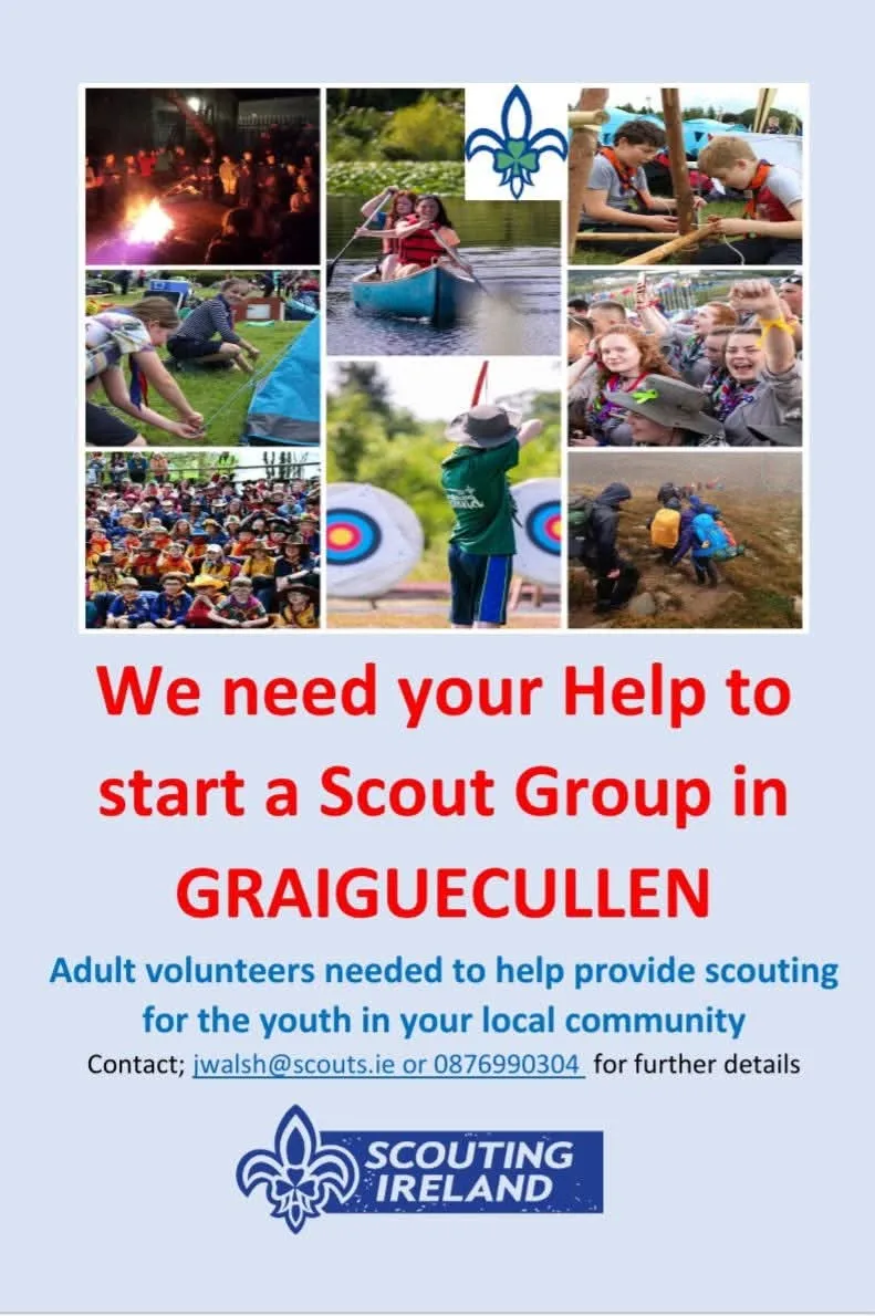 Help Us Start a Scout Group in Graiguecullen flyer