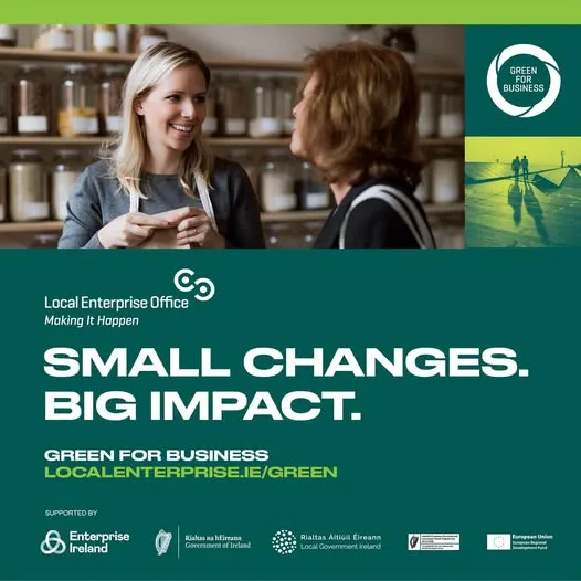 Green for Business — Small Changes, Big Impact flyer