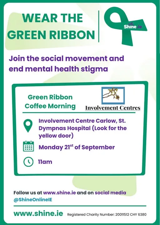 Green Ribbon Coffee Morning flyer