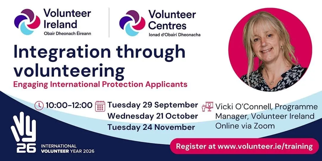 Integration Through Volunteering: Engaging International Protection Applicants flyer