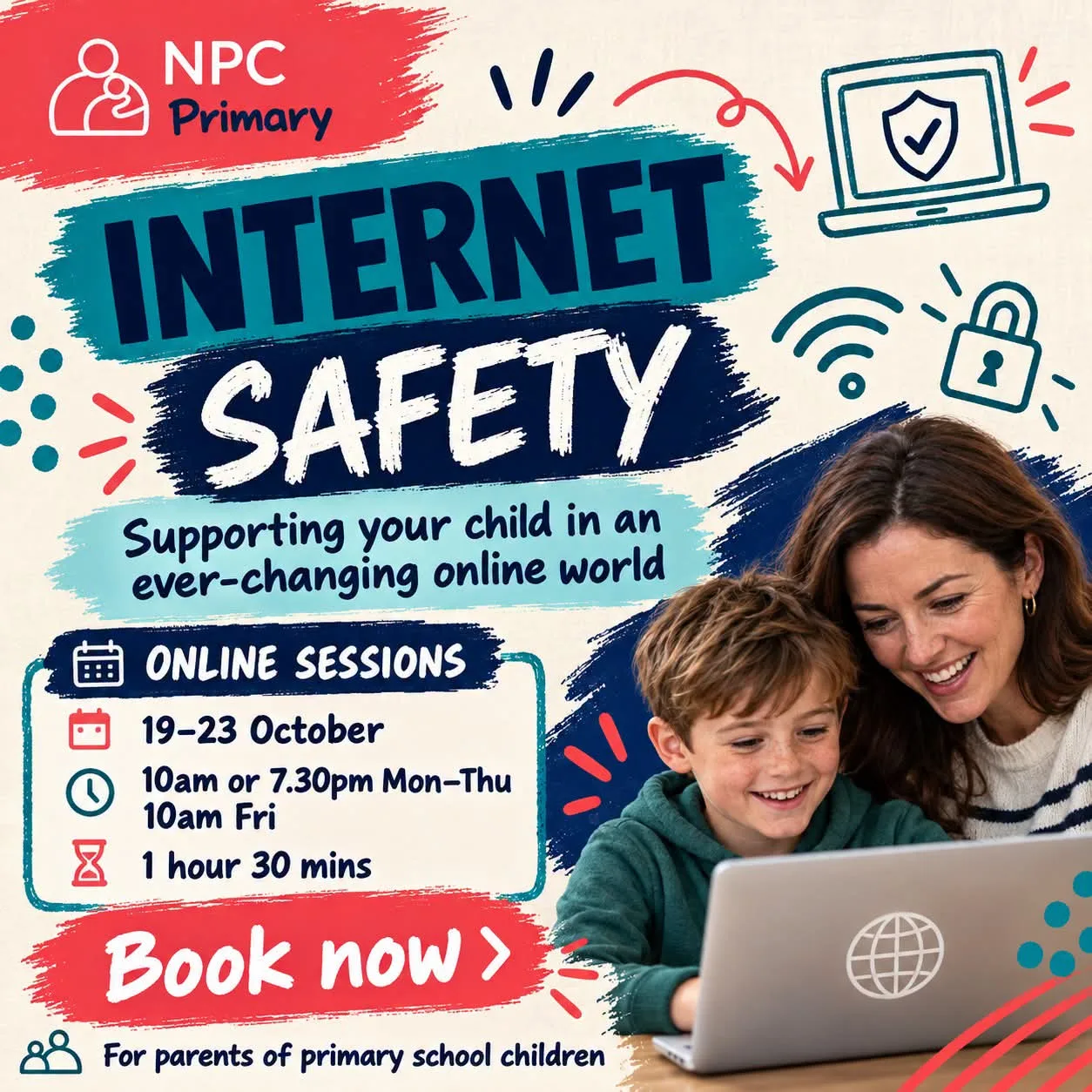 Internet Safety for Parents of Primary School Children (Online) flyer