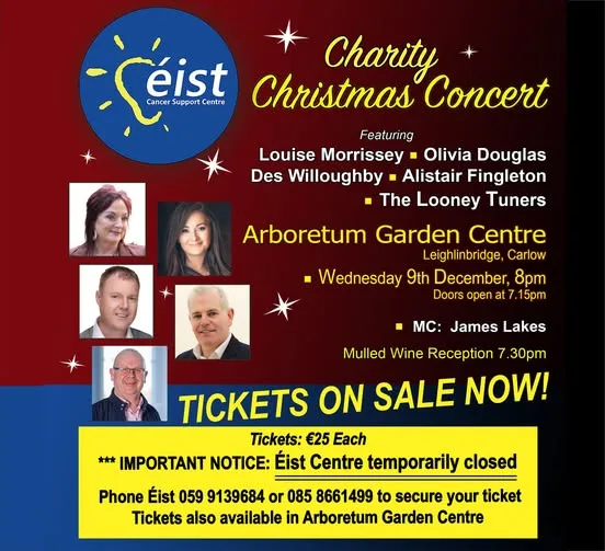Éist Charity Christmas Concert flyer