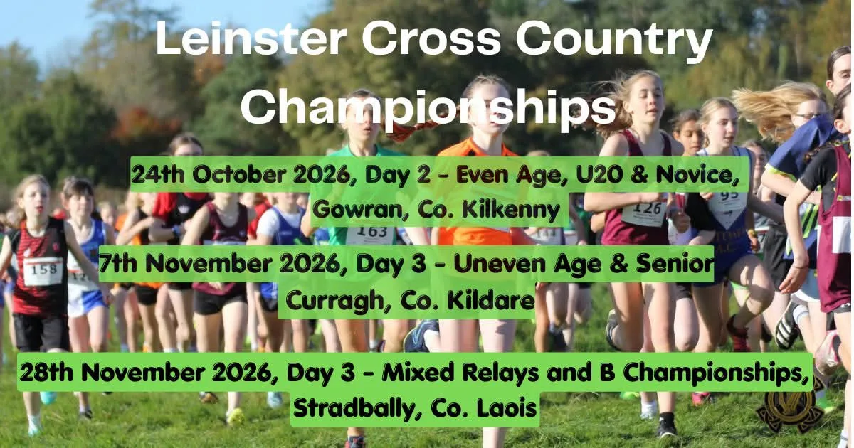 Leinster Cross Country Championships — Day 2 (Even Age, U20 & Novice) flyer