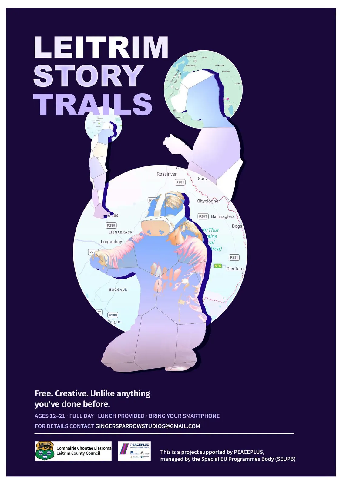 Leitrim Story Trails — Free VR Creative Project for Ages 12-21 flyer