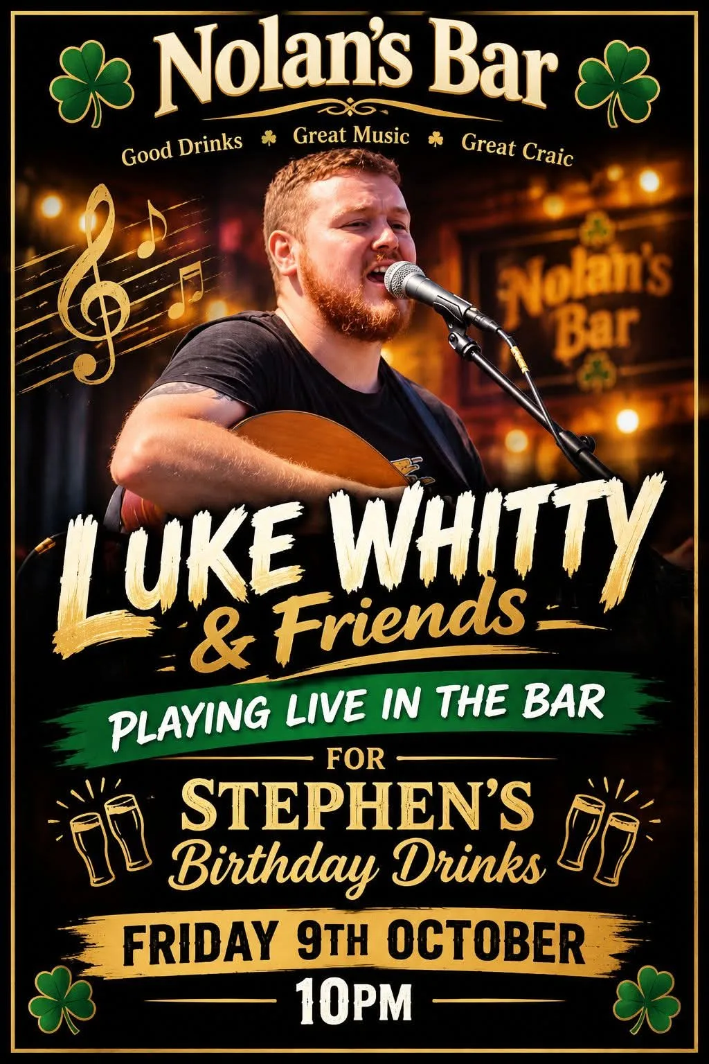 Live Music: Luke Whitty & Friends flyer