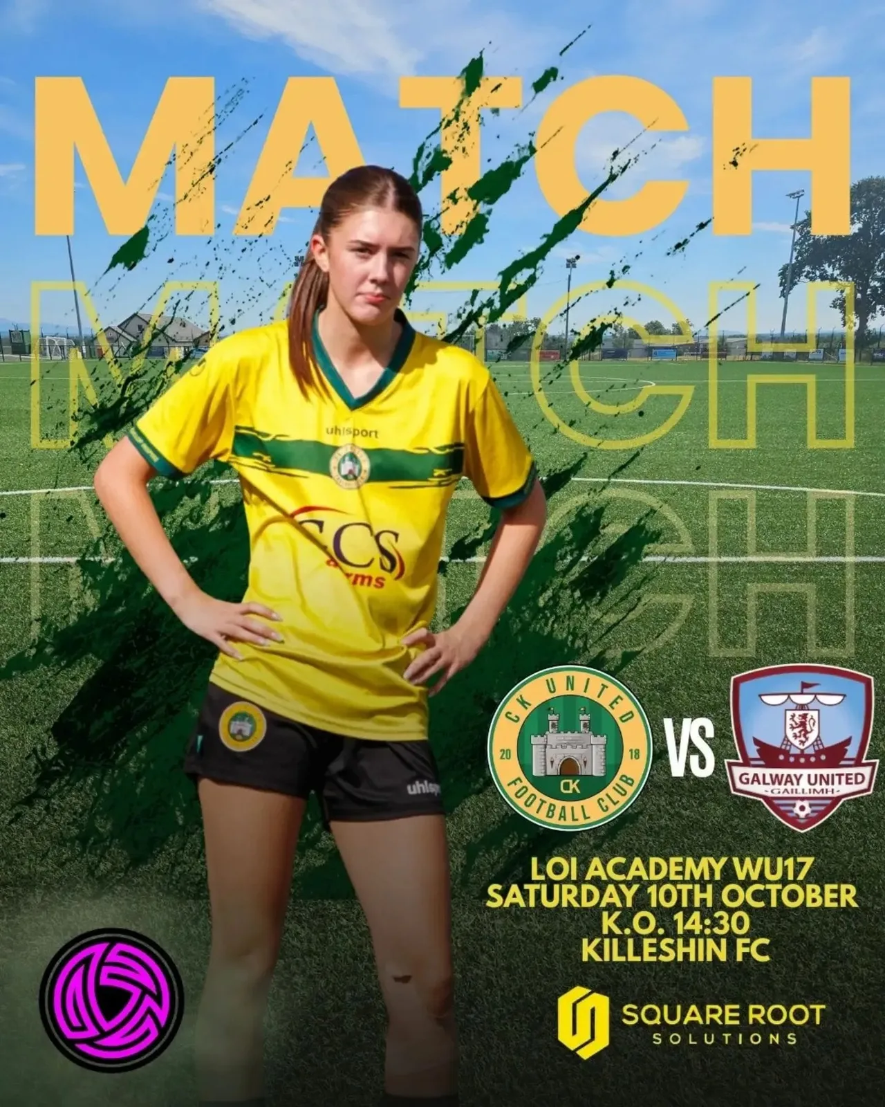LOI Academy WU17: CK United v Galway United flyer