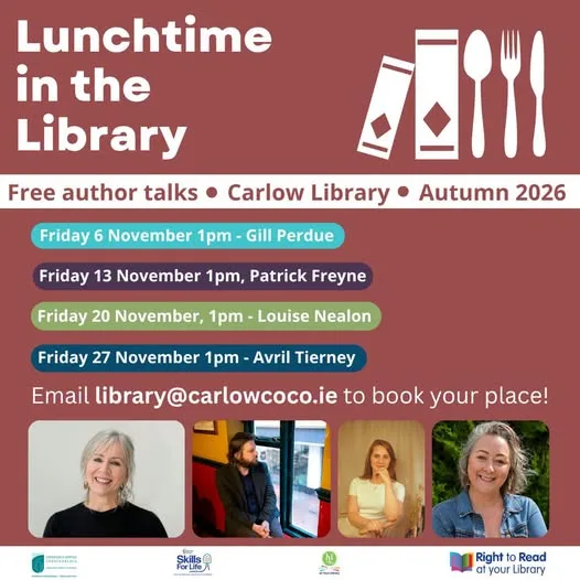 Lunchtime in the Library: Gill Perdue flyer