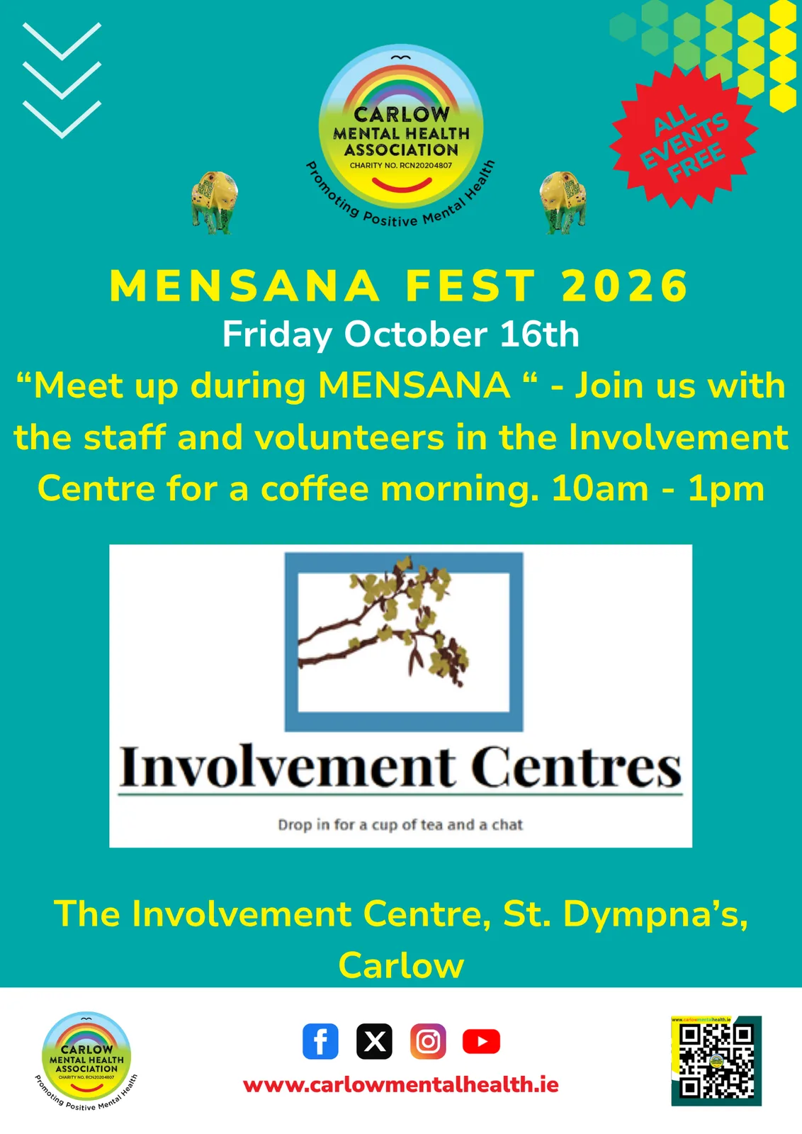 Mensana Fest: Meet up during MENSANA — Coffee Morning flyer