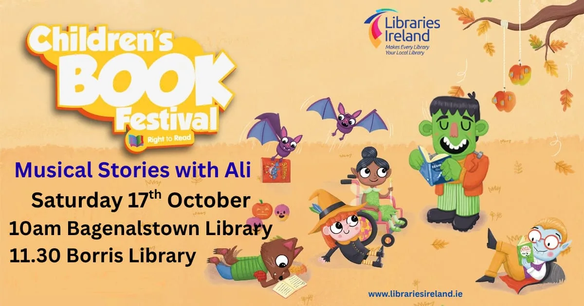 Musical Stories with Ali — Children’s Book Festival flyer