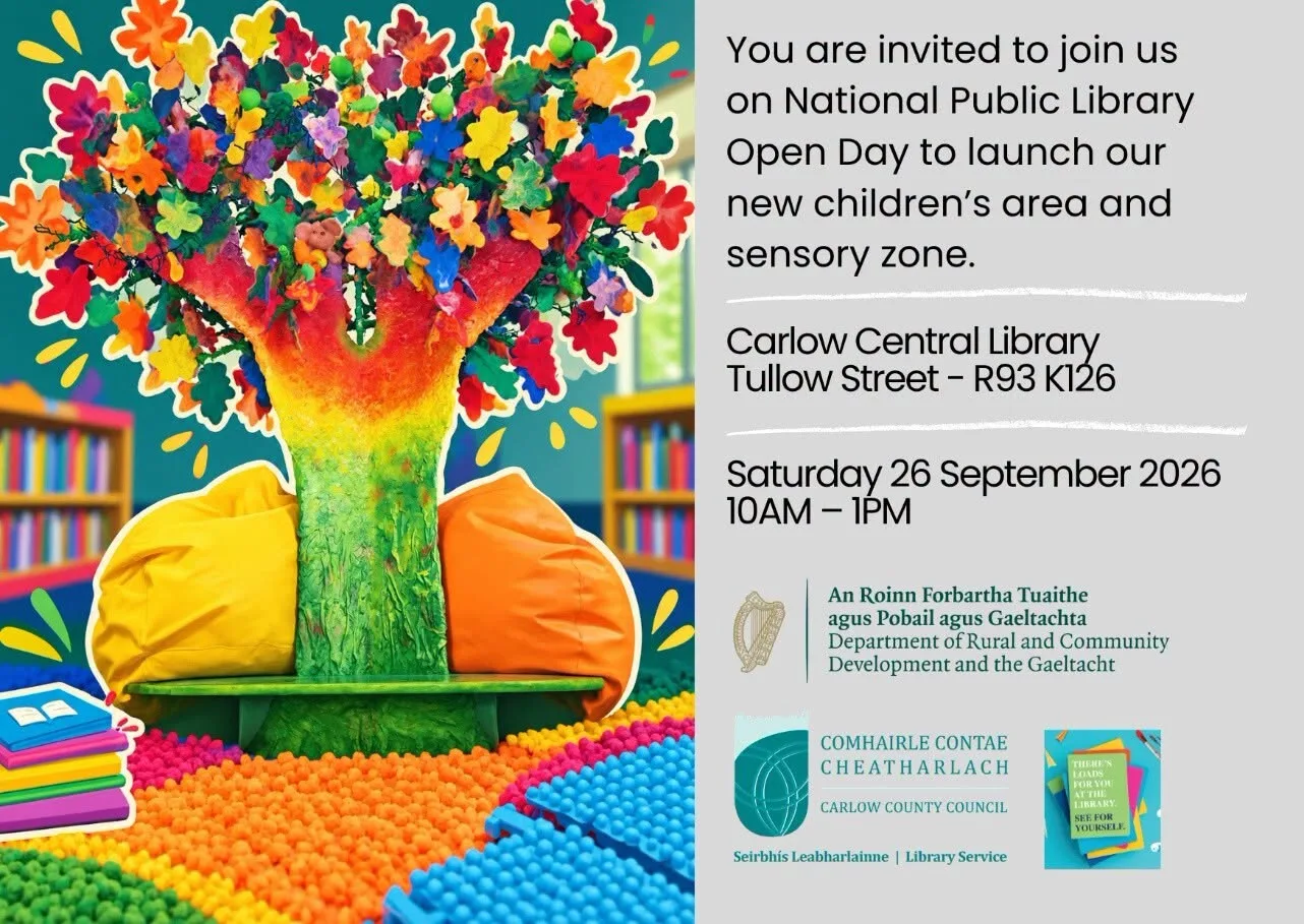 National Public Library Open Day — New Children's Area Launch flyer