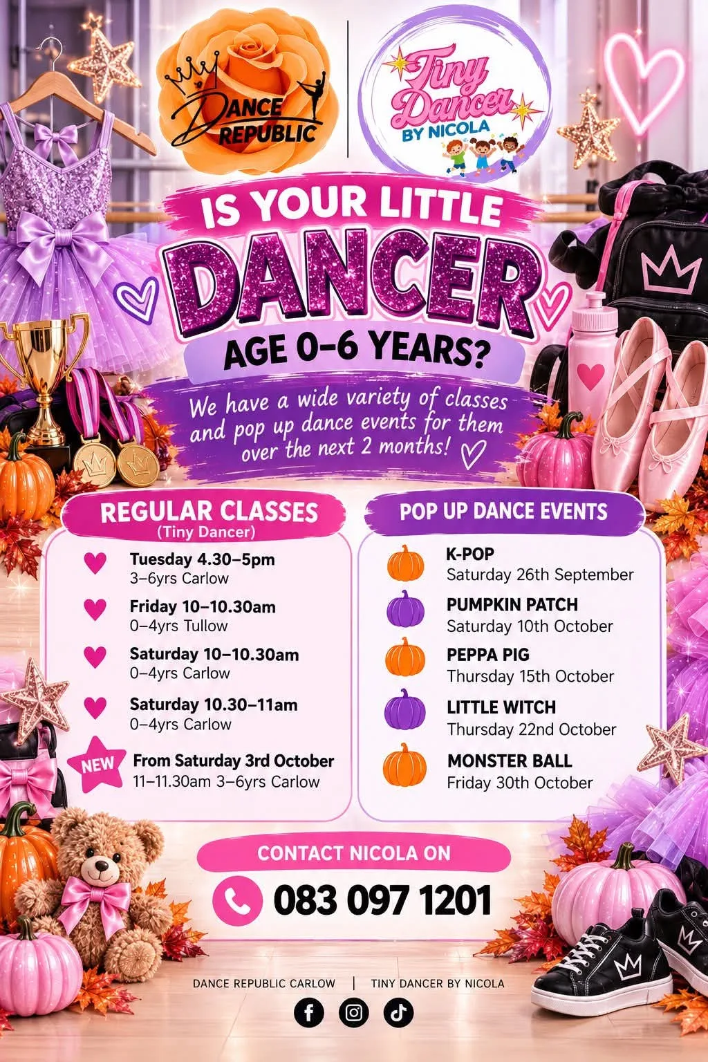 Tiny Dancer — New Class (Ages 3–6) flyer