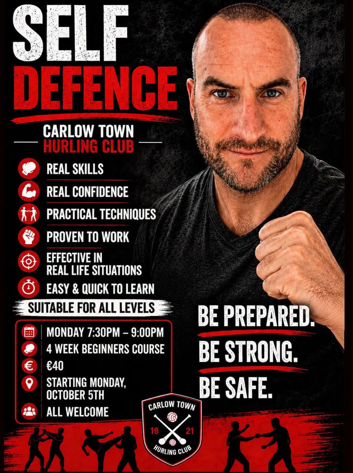 Self Defence — 4 Week Beginners Course flyer