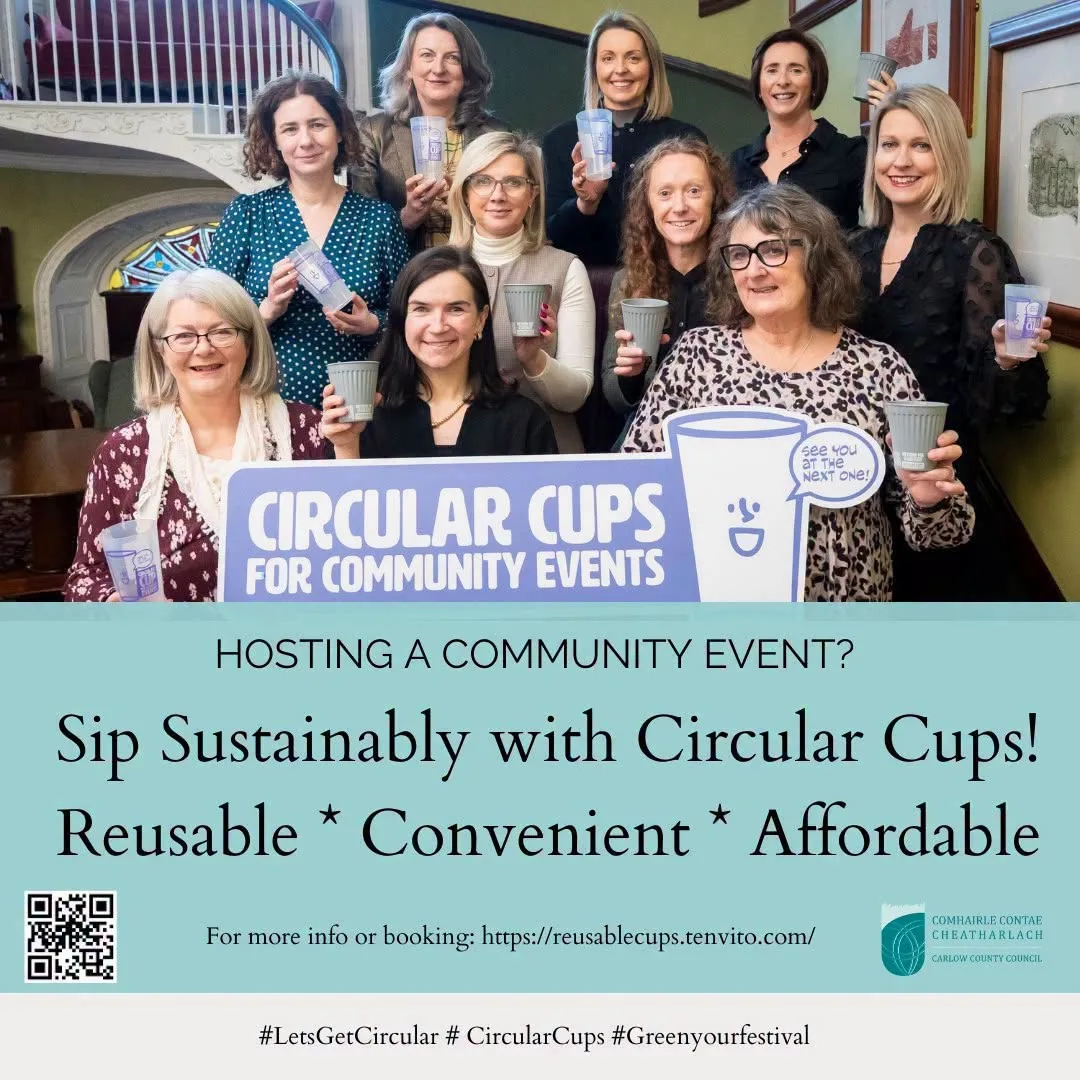 Sip Sustainably with Circular Cups — For Community Events flyer