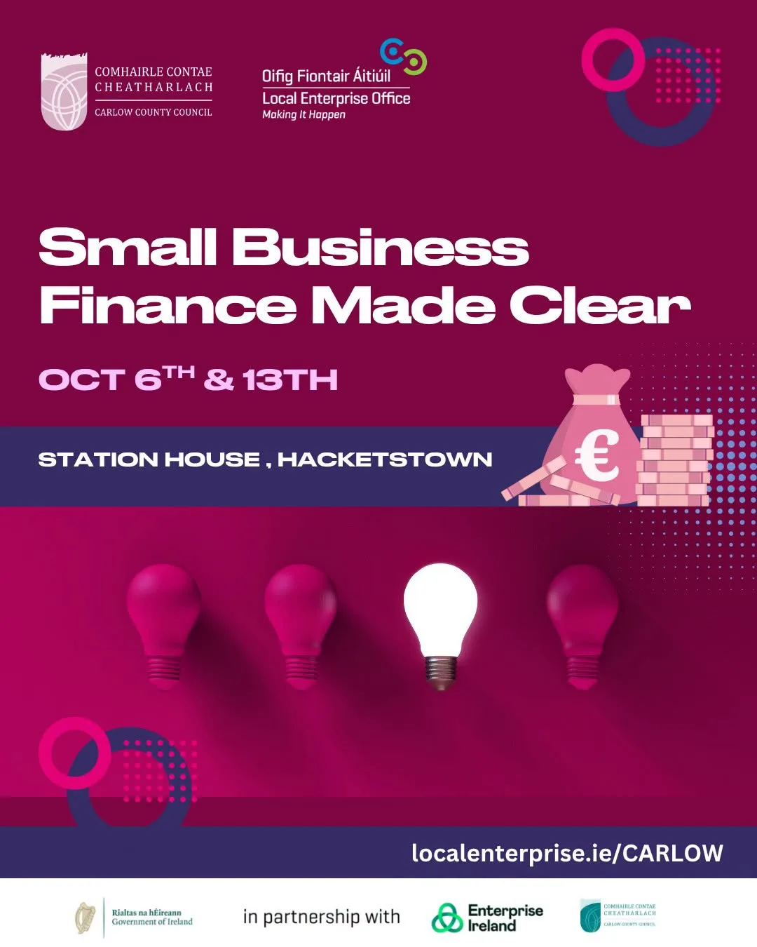 Small Business Finance Made Clear flyer