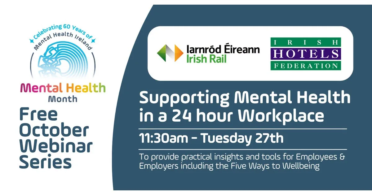 Supporting Mental Health in a 24 Hour Workplace flyer