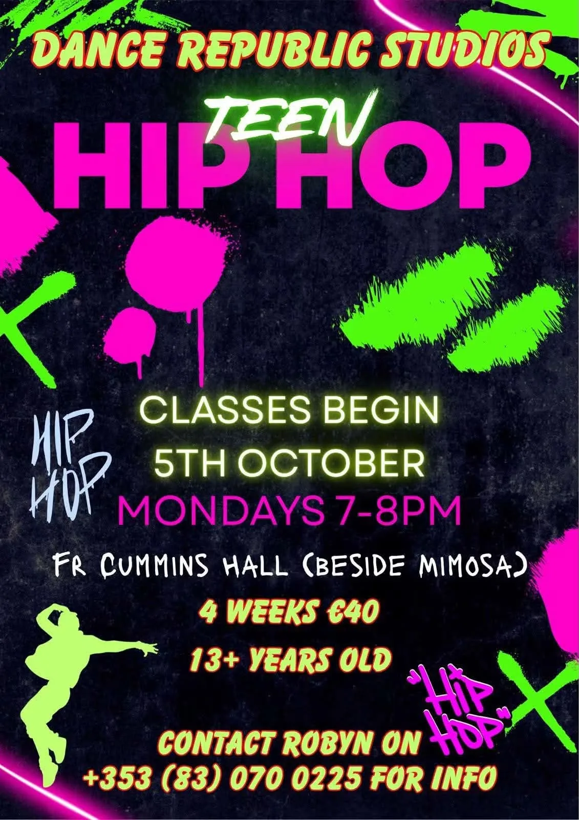 Teen Hip Hop Classes (13+) flyer