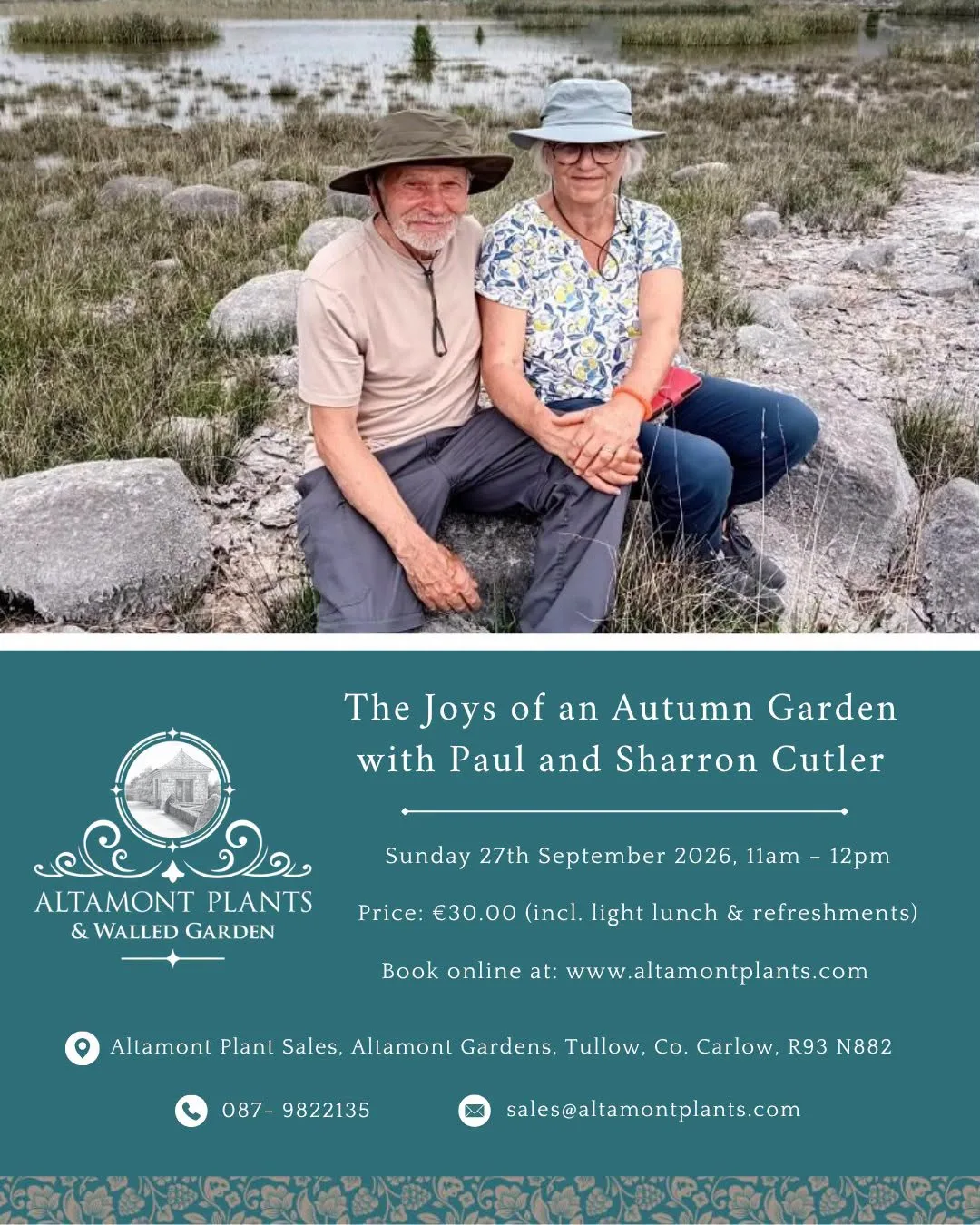 The Joys of an Autumn Garden with Paul and Sharron Cutler flyer
