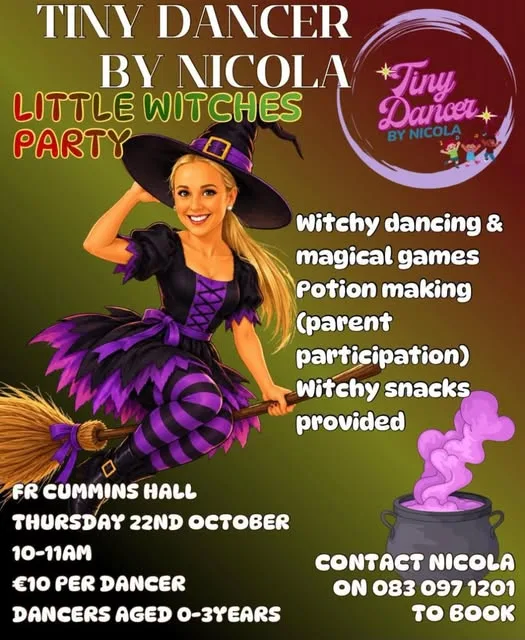Tiny Dancer by Nicola — Little Witches Party (Ages 0–3) flyer