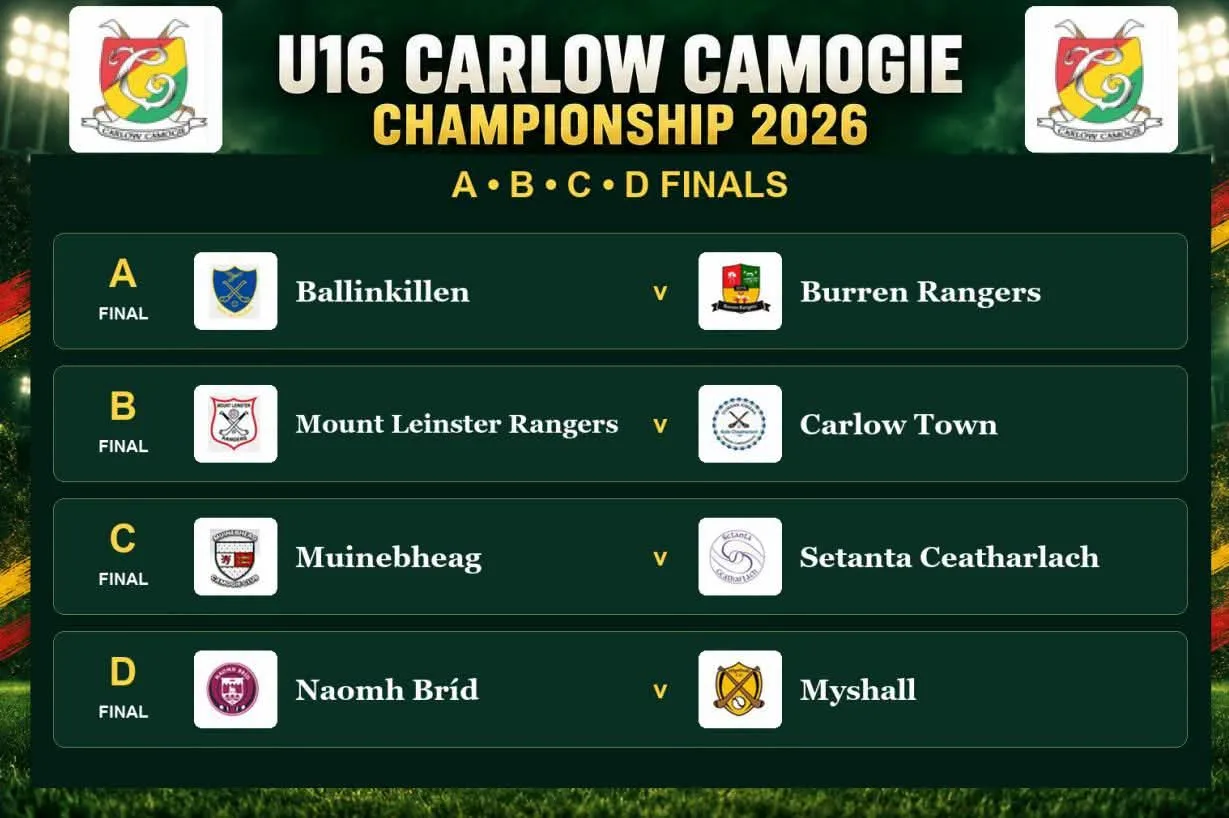 U16 Camogie Championship A Final — Ballinkillen v Burren Rangers flyer