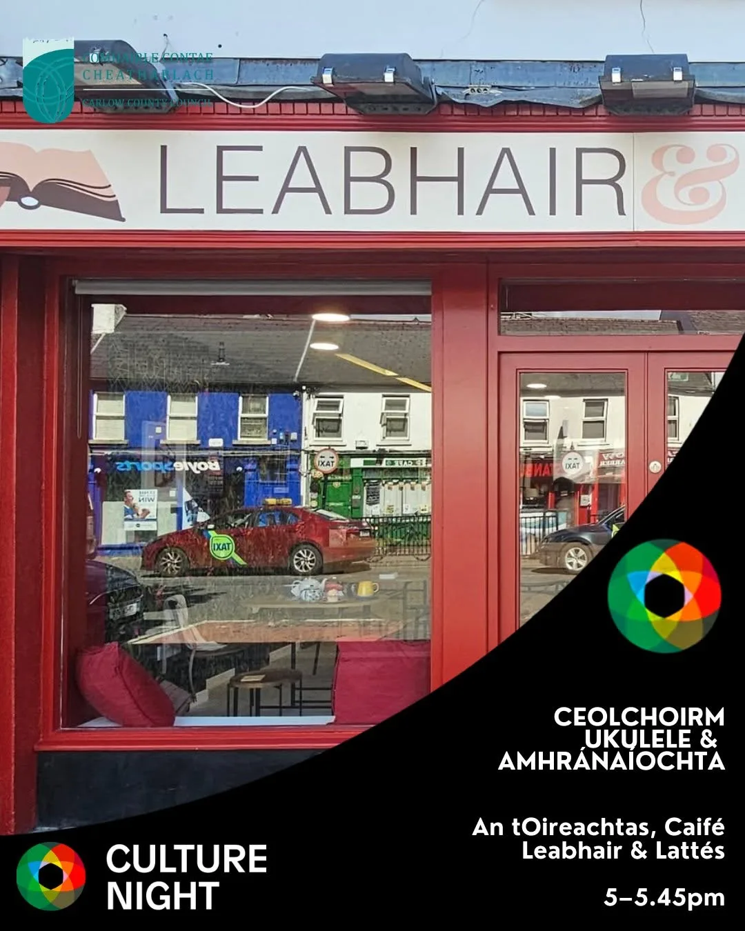 Ceolchoirm Ukulele & Amhránaíochta (Ukulele as Gaeilge) flyer