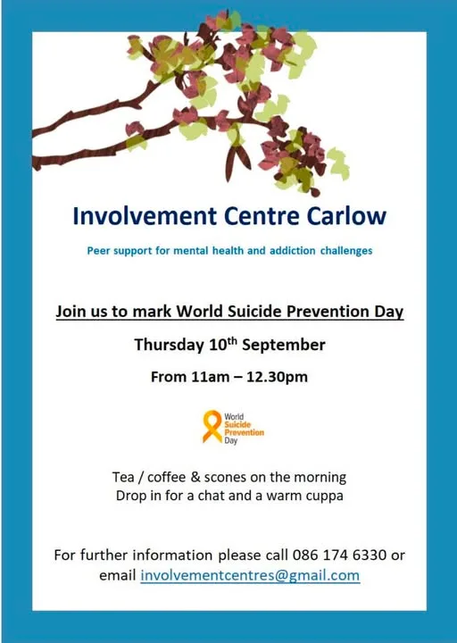 World Suicide Prevention Day Drop-In flyer